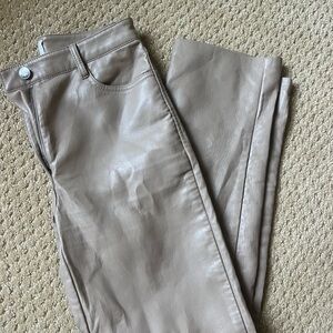 Wilfred Beige Leather Pants